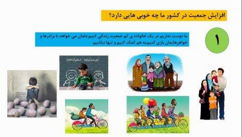 پاورپوینت درس جمعیت ایران-پنجم دبستان